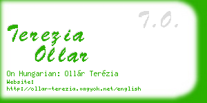 terezia ollar business card