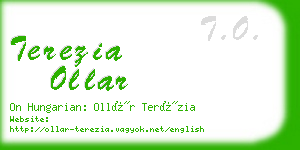 terezia ollar business card